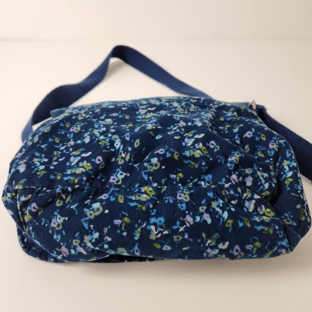 Levis Bag Womens Blue Micro Floral Corduroy Vintage Shoulder Y2K Jean Pockets - Picture 5 of 16